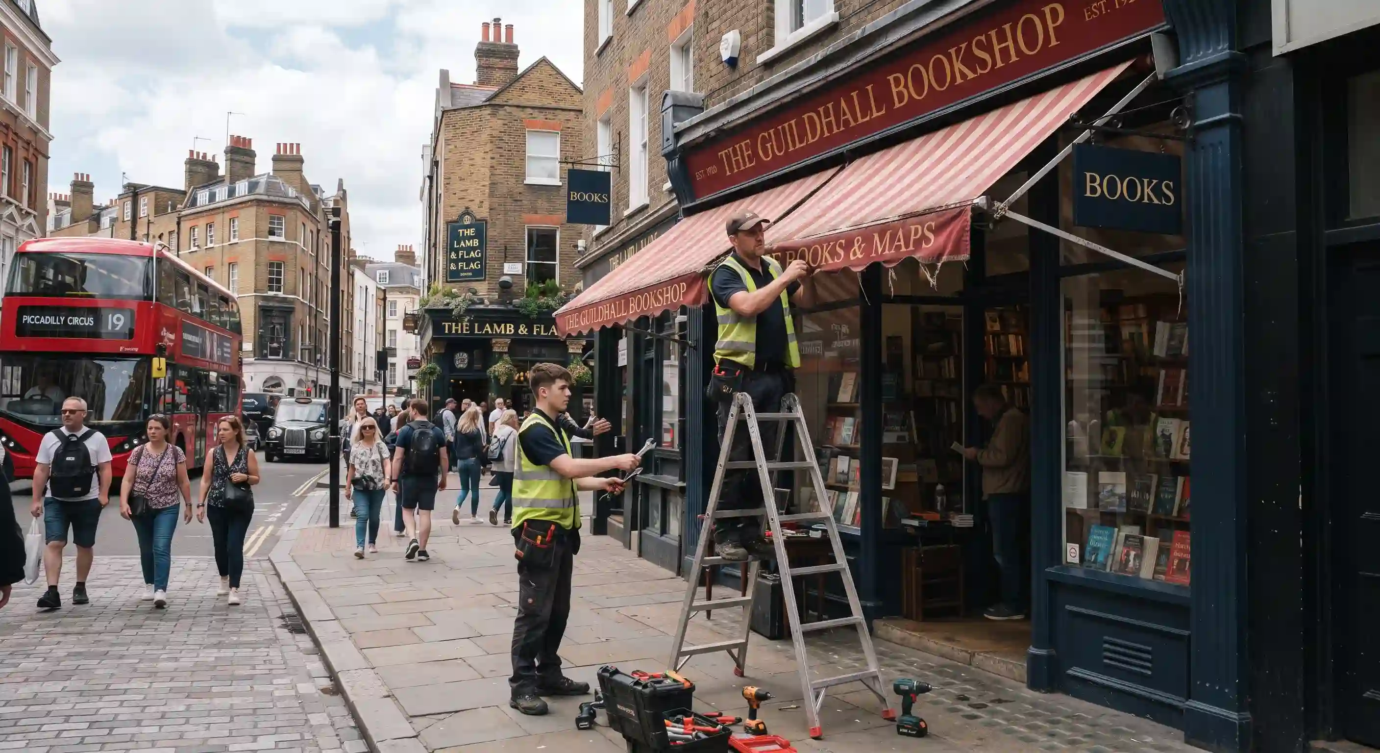 Awning repair engineer Barking